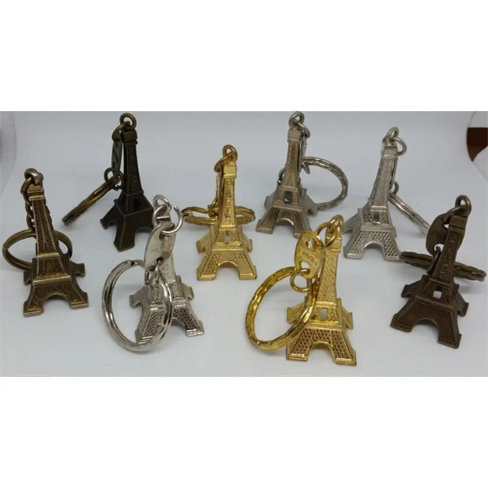 HUGE bundle lot 8 eiffel tower paris keychains key fob